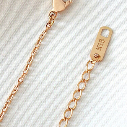 18 Karats Rose Gold Filled Necklace