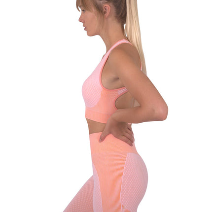 Trois Seamless Sports Bra - Pink