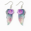 Fairy Butterfly Wings Earrings, Pale Turquoise