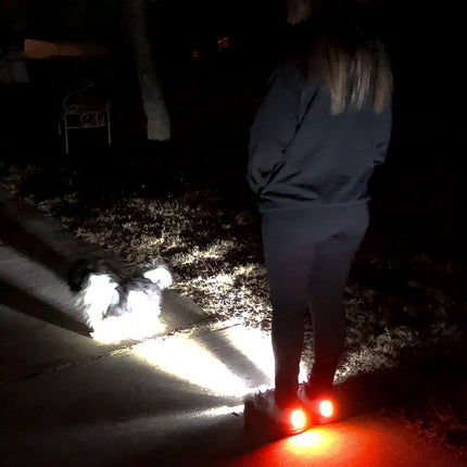 Women's Night Runner Shoes With Built-in Safety Lights