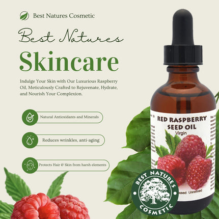Red Raspberry Seed  Oil (Organic, cold pressed, unrefined)