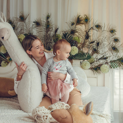 Giant Plush Toy Alpaca, beige