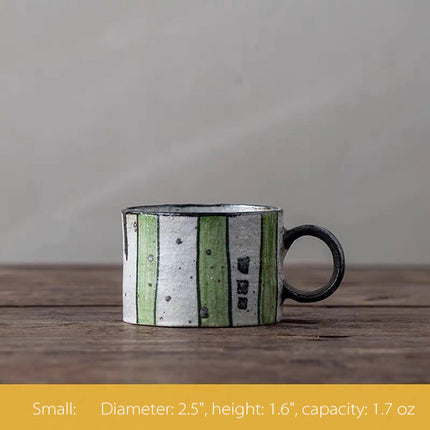 Handmade Striped Mug