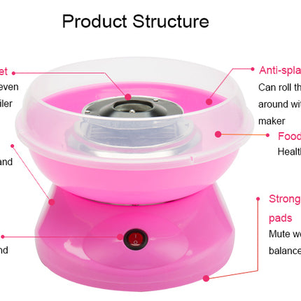 Electric DIY Sweet Cotton Candy Maker Mini Marshmallow Machine