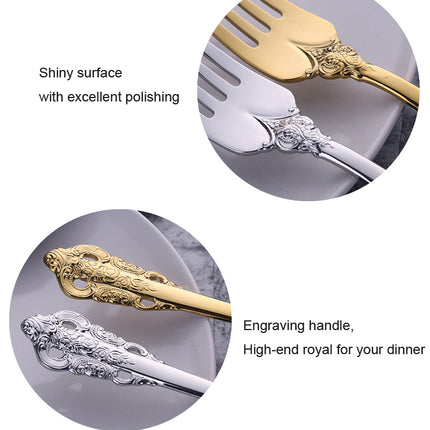 Palace Tableware 304 Stainless Steel Retro Relief