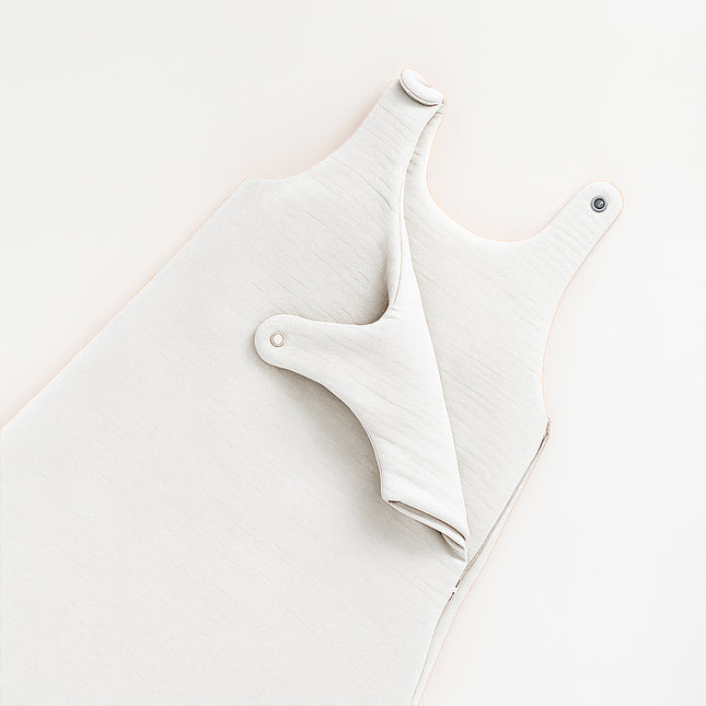 Organic Cotton Winter Sleeping Bag - White