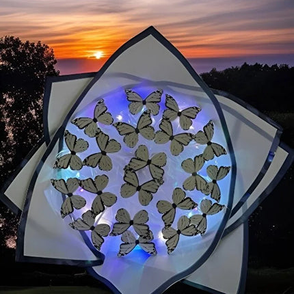 Butterfly LED Light Bouquet Artificial Gift Girlfriend Mother Birthday