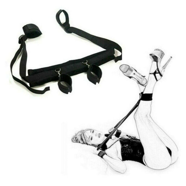 Under Bed Bondage Restraint System BDSM Fetish Wrist Ankle Straps