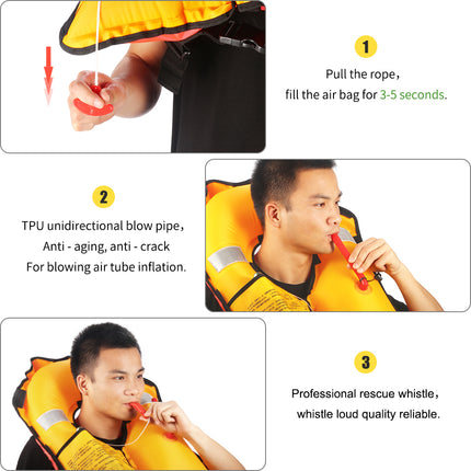 Life Jacket Survival Suit Red Color