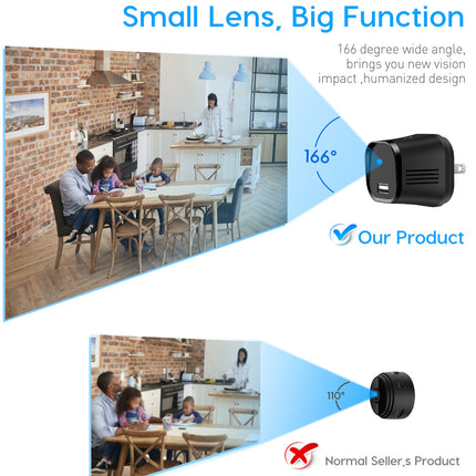 Wifi Camera Espia Phone Charger Mini Baby Camera Monitor Camcorder