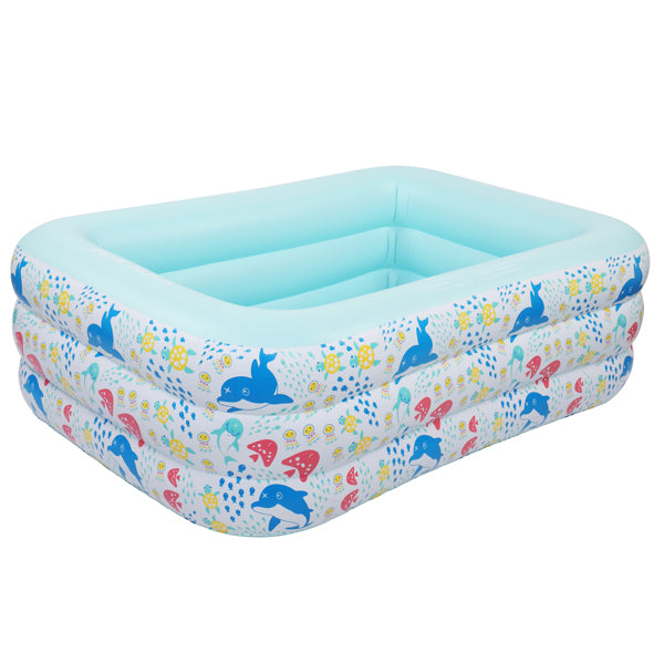 Inflatable Swim Pool for Kids Indoor & Outdoor 70.8" X 53" X 23.6"