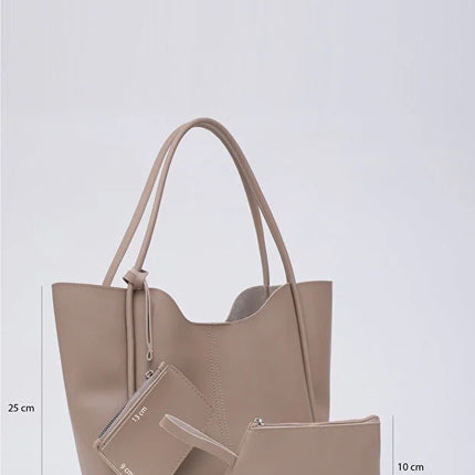 Mink SHK108 faux leather women hand and shoulder with wallet makeup