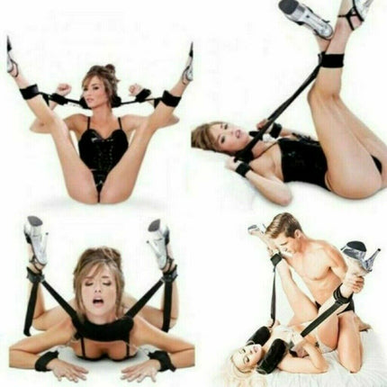 Under Bed Bondage Restraint System BDSM Fetish Wrist Ankle Straps