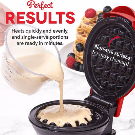 4 Inch Mini Waffle Maker Non-stick Waffle Maker