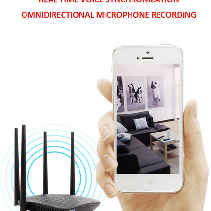 Wifi Router Camera Full HD 1080P Resolution Home Security Nanny Camera