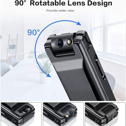 1080P Wearable Body Camera Mini Pocket Video Recorder Motion Detection