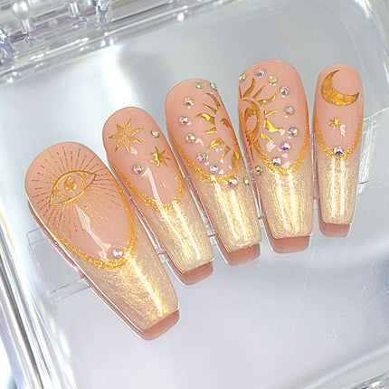 “Fortune” Press On Nails Set