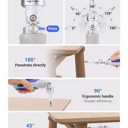 14-in-1 Multi-Bit Magnetic Ratchet Screwdriver Set