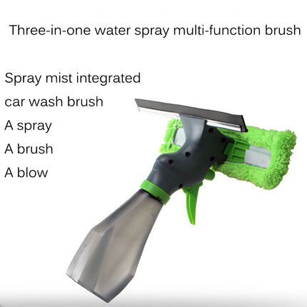 3 in 1 Glass Window Cleaner Scraper Wiper Blade