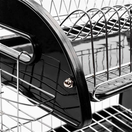 Multifunctional Dual Layers Bowls Dish Collection Shelf Dish Drainer