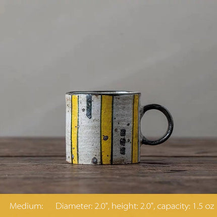 Handmade Striped Mug