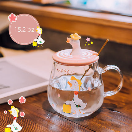 Duckling Glass Cup