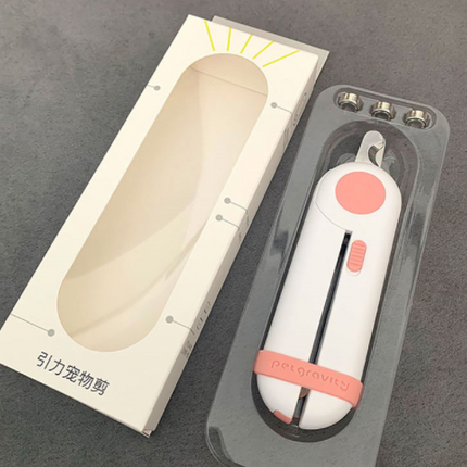 Pet Nail Scissors LED Cat Nail Clipper Trimmer