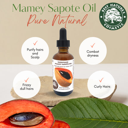 Mamey Sapote (Sapuyulo) Oil (organic, cold pressed, unrefined)