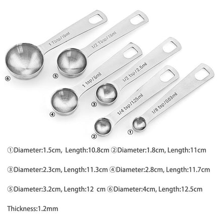 6 Pcs Measuring Spoon Set