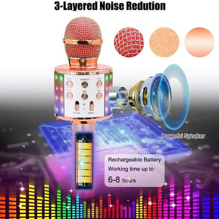 Wireless Karaoke Microphone Bluetooth Speaker