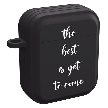 Custom Text HDX Black Case Cover for Apple AirPods Gen 1, 2, 3 & Pro