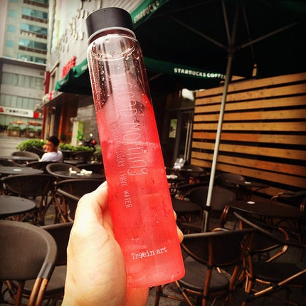 Gradient Glass Water Bottle