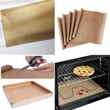 5pcs Baking Oilcloth Oilpaper Non Stick Heat Mat