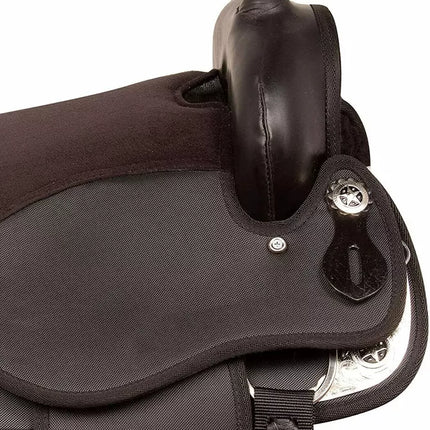 Synthetic Western Barrel Racing Horse Saddle Tack Set Size 13" to 18"