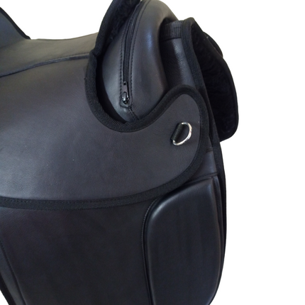 Treeless Synthetic Bareback Horse Saddle Tack Size 15" to 18" inches