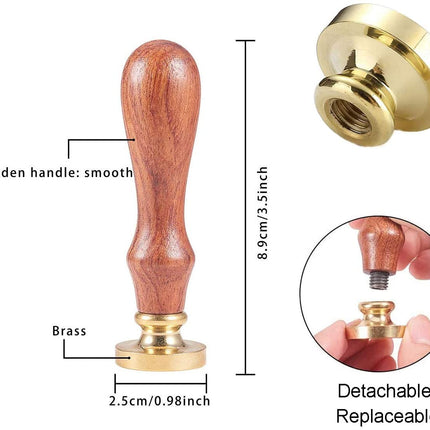 Sealing Wax Stamps Mermaid Tail Retro Wood Stamp Wax Seal