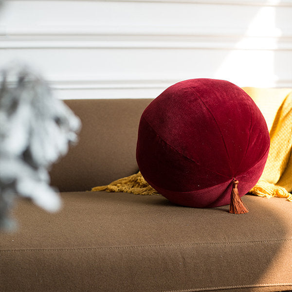 Velvet Ball Pillow