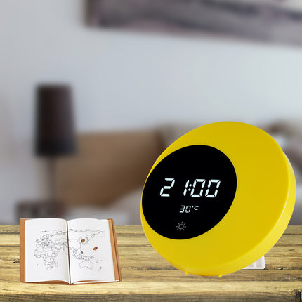Crescent Moon Clock Multifunctional Rechargeable