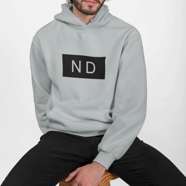 Mens Street Style ND Hooded Sweatshirt