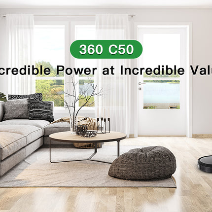 Robot Vacuum and Mop Compatible with Alexa and Google Assistant