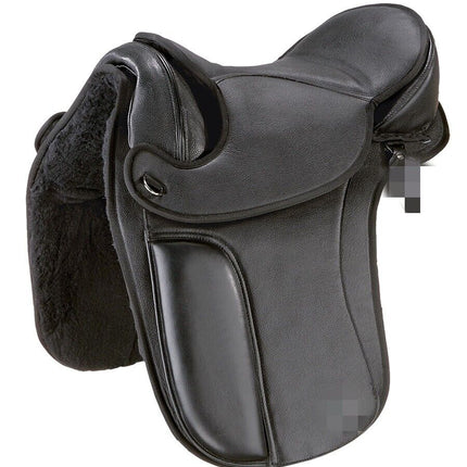 Treeless Synthetic Bareback Horse Saddle Tack Size 15" to 18" inch