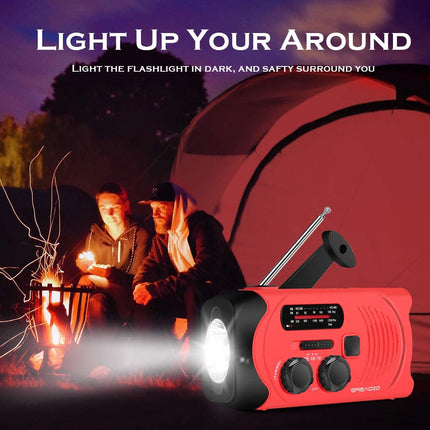Wind Up Solar Radio Emergency Radio Crank Powered
