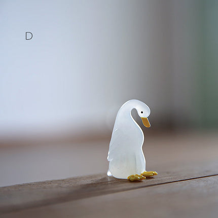 Call Duck Glass Ornament