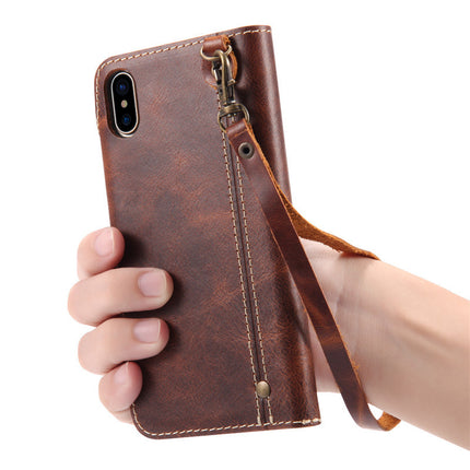 Genuine Leather iPhone X/XS/XS Max Wallet Case