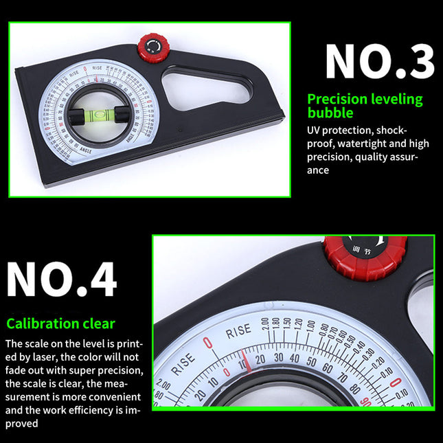 Slope Measuring Instrument Protractor Bevel Angle