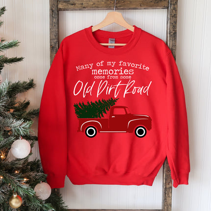 Old Dirt Road Christmas Sweatshirt