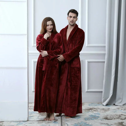 Winter Couples Bathrobe