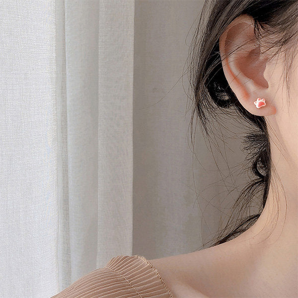 Cat Paw Ceramic Earrings
