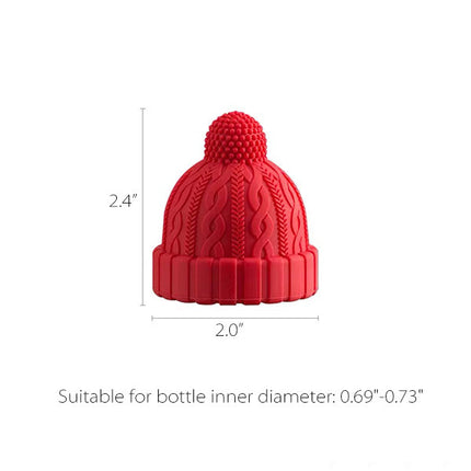Silicone Winter Hat Wine Stopper