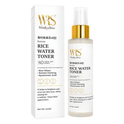 Whiteroseshine Korean Rice Water Toner for All Skin Types